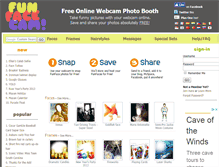 Tablet Screenshot of funfacecam.com